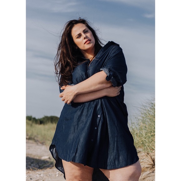 mlle gabrielle denim dress